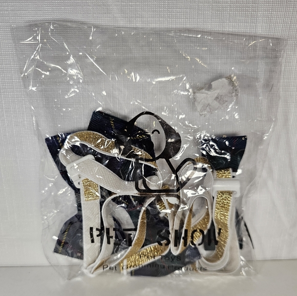 Dog Bows 3pk Neck Tie PLAID NEW - Picture 9 of 9